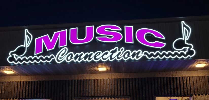 Music Connection Custom Sign